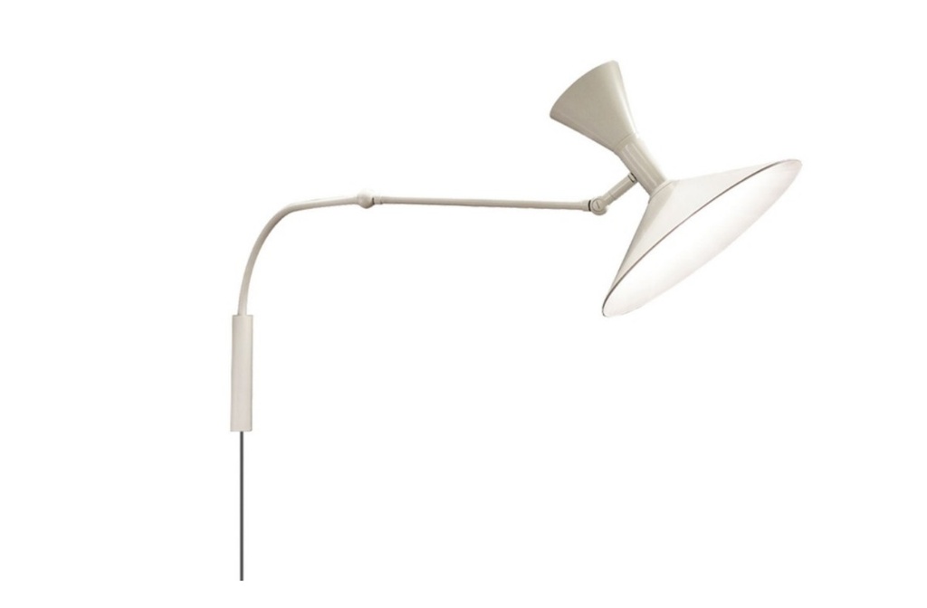 [11LMMEWW31] APLIQUE PARED LAMPE DE MARSEILLE MINI NEMO. (Blanco)