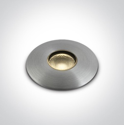 [269042ALW] UPLIGHT CIRC. LED 1W 3000K IP67 DIM. ONE LIGHT.