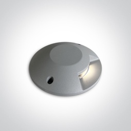 [269058AGW] UPLIGHT CIRC. LED 6W 3000K IP67 ONE LIGHT.