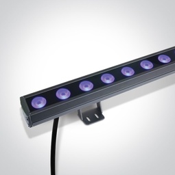 [27055BRGB] PROYECTOR LINEAL RGB LED 24V DC 24x1,5W IP66 GREY DIM L= 1M ONE.