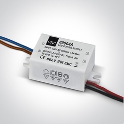 [289004A] DRIVER LED 700mA 2-4W IP66 ONE LIGHT.