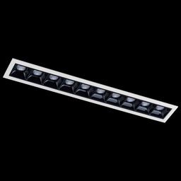 [38LXD110WH] DOWNLIGHT LINEAL LED 20W 3000K 30° CRI95 IP20 RIO.