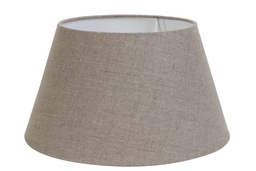 [602020347] PANTALLA DARK LINEN ROUND 20*15*13cm LL.