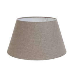 [602020347] PANTALLA TAMBOR DARK LINEN ROUND 20-15-13CM.