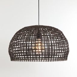 [602949964] COLGANTE OLAKI RATTAN BROWN 56*34cm LL.