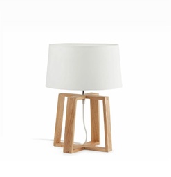 [628401] LAMPARA DE MESA MOD. BLISS BLANCO FARO.