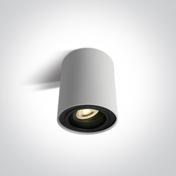 APLIQUE TECHO CIL. 1xGU10 MAX.10W IP20 ONE LIGHT.
