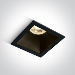 [250105MBB] DOWNLIGHT CUAD. 1xGU10 MAX.10W IP20 ONE LIGHT.