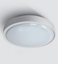 [267280ANGW] APLIQUE TECHO CIRC. LED 24W 3000K IP65 ONE LIGHT.
