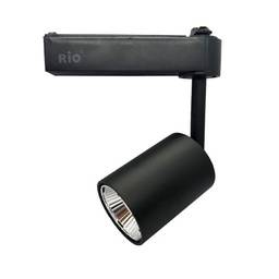 PROYECTOR P/RIEL LED 9W 2700K 24° CRI90 IP20 DIM. ORIENTABLE RIO.