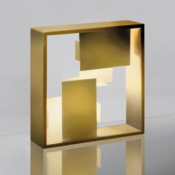 [510048050A] LAMPARA DE MESA FATO TAVOLO WALL GOLD 2xE14 ARTEMIDE.