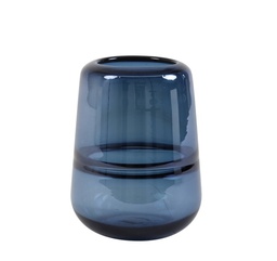 [605985793] ERMIDA GLASS BLUE LUSTRE BASE 13*18 LL.