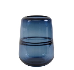 [605985893] ERMIDA GLASS BLUE LUSTRE 16.5*22cm LL.