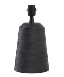 [608197312] LILOU LAMP BASE MATT NEGRO 18*28cm LL.