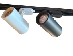 SPOT 1xGU10 50W PARA RIEL CILINDRO RIO W.