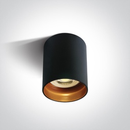 APLIQUE TECHO 1xGU10 240V 10W IP20 CIL DIAM 6.8 CM ONE.