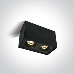 APLIQUE TECHO REC. 2xGU10 MAX.10W IP20 ONE LIGHT.