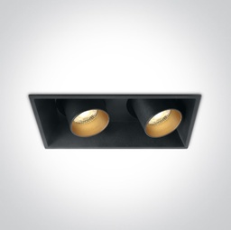 EMB. TECHO LED 2x11W 3000K IP20 ORIENTABLE ONE.