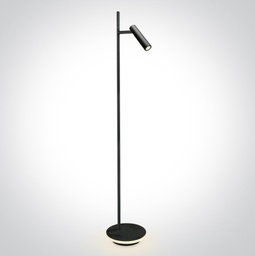 LAMPARA DE PIE LED 230V 3W+8W 3000K IP20 ONE.