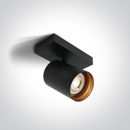 APLIQUE PARED O TECHO 1xGU10 240V 10W IP20 DARK LIGHT ONE.