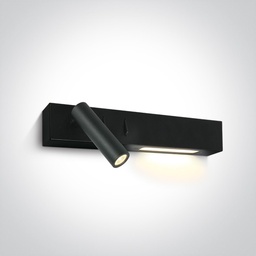 APLIQUE PARED LED 240V 3W+6W 3000K IP20 ONE. (L)