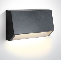 APLIQUE PARED REC. LED 1,5W 3000K IP65 ONE LIGHT.