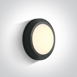 APLIQUE PARED o TECHO LED 3,5W IP65  DIAM 15CM ONE.