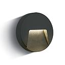 APLIQUE PARED CIRC. LED 3W 3000K IP65 ONE LIGHT.