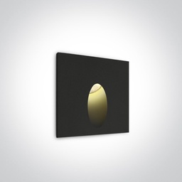 EMB. PARED CUAD. LED 3W 3000K IP54 ONE LIGHT.