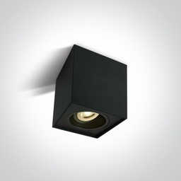 APLIQUE TECHO CUAD. 1xGU10 MAX.10W IP20 ONE LIGHT.