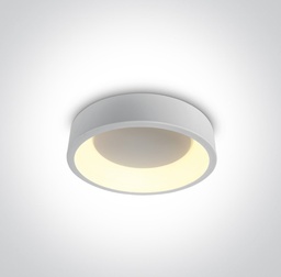 [262130NWW] APLIQUE TECHO LED 230V 20W IP20 3000K DIAM 30CM REDONDO BLANCO.ONE.