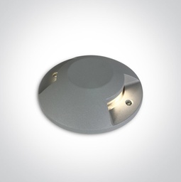 [269058BGW] UPLIGHT CIRC. LED 2x6W 3000K IP67 ONE LIGHT.