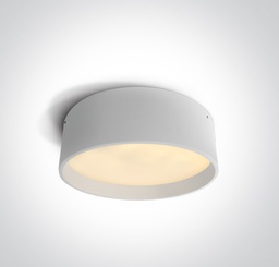 [267438WW.] PLAFON LED Ø355mm 240V 40W 3000K IP20 WHITE REDONDO ONE.