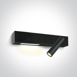 APLIQUE PARED REC. LED 3W 6W 3000K IP20 ONE LIGHT.