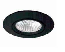 DOWNLIGHT CIRC. LED 9W 2700K 24° CRI90 IP20 ORIENTABLE RIO.