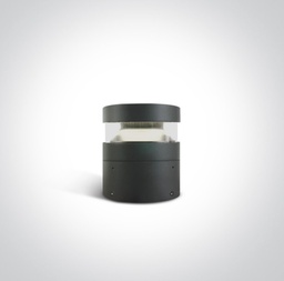 [267510ANW] BOLARDO CIRC. LED 20W 3000K 600lm IP54 240V ONE LIGHT. (h:20cm)