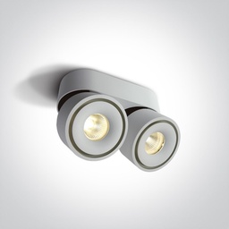 [212208LAWW] APLIQUE TECHO LED 2x8W 3000K IP20 BLANCO MOVIL ONE.