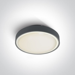 APLIQUE TECHO CIRC. LED 24W 3000K IP65 ONE LIGHT.