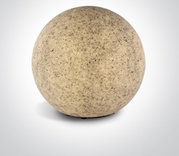 [27072A] GLOBO SIMIL PIEDRA D=38 240V 1xE27 MAX 20W IP65 ONE.