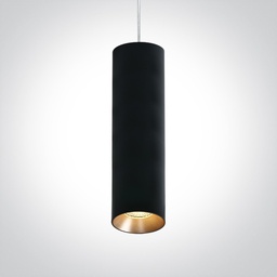 [263105MAB] COLGANTE CILINDRICO 1xGU10 MAX.10W IP20 ONE LIGHT.