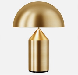 [85L0238BR] LAMPARA DE MESA ATOLLO SMALL SIZE SATIN BRONZE OLUCE.