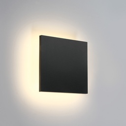 APLIQUE PARED CUAD. LED 7W 3000K IP54 ONE LIGHT.