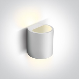 [260040] APLIQUE PARED 1xG9 230V 40W RECT.11x10.5x12 WH ONE.