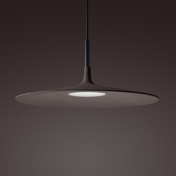 [FN195017D52] COLGANTE APLOMB LARGE LED MARRON DIM FOSCARINI.